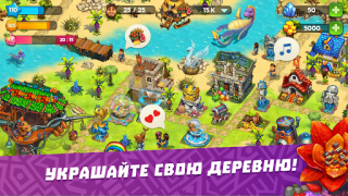 Descargar The Tribez: Build a Village Simuladores para Android captura de pantalla 3