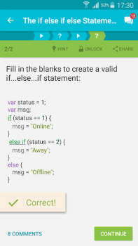 Descargar Aprende JavaScript Educación para Android captura de pantalla 3