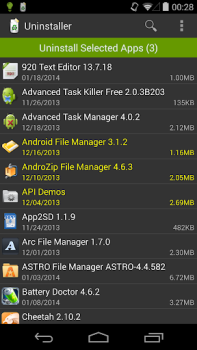 Descargar Desinstalador (Uninstaller) Trabajo para Android captura de pantalla 3