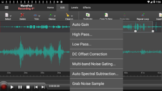 Descargar WavePad Audio Editor Música y audio para Android captura de pantalla 4