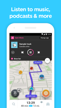Descargar Waze Navegación y Tráfico Mapas y navegación para Android captura de pantalla 5