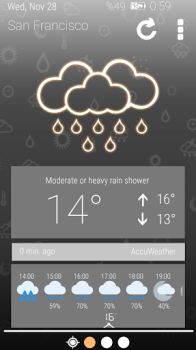 Descargar Weather Clock Clima para Android captura de pantalla 4