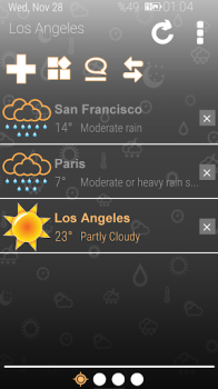 Descargar Weather Clock Clima para Android captura de pantalla 7