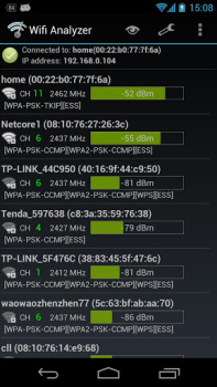 Descargar Wifi Analyzer Herramientas para Android captura de pantalla 4