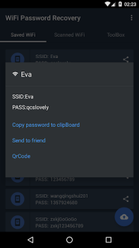 Descargar WiFi Password Recovery Herramientas para Android captura de pantalla 2