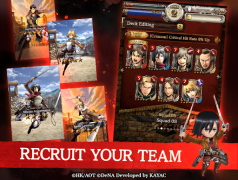 Descargar Attack on Titan TACTICS Simuladores para Android captura de pantalla 5