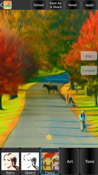 Descargar Bonfire Photo Editor Pro Arte y Diseño para Android captura de pantalla 2