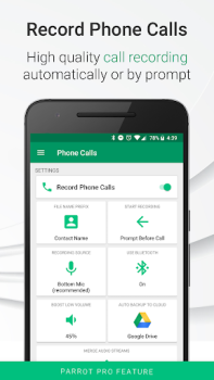 Descargar Grabadora de voz Parrot Herramientas para Android captura de pantalla 4