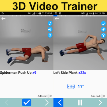 Descargar Ejercicios en casa sin equipo Salud y estado fisico para Android captura de pantalla 3