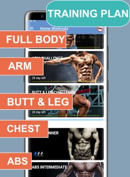 Descargar Ejercicios en casa sin equipo Salud y estado fisico para Android captura de pantalla 4
