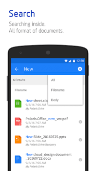 Descargar Polaris Office - Edit,View,PDF Trabajo para Android captura de pantalla 6