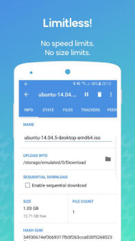 Descargar WeTorrent - Torrent Downloader Editores y reproductores de video para Android captura de pantalla 2