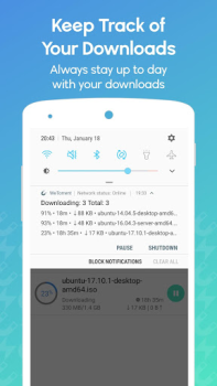 Descargar WeTorrent - Torrent Downloader Editores y reproductores de video para Android captura de pantalla 5