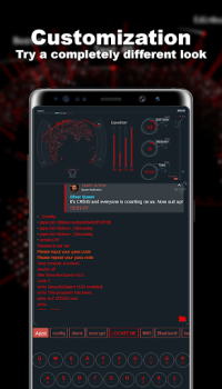 Descargar Hacker System Launcher Personalización para Android captura de pantalla 3