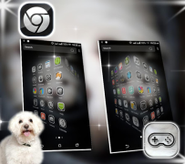 Descargar Cute Puppy Launcher Theme Personalización para Android captura de pantalla 4