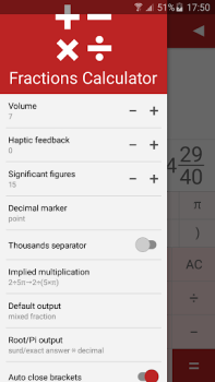 Descargar Calculadora de Fracciones Educación para Android captura de pantalla 4
