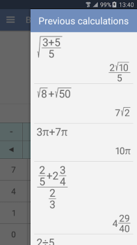 Descargar Calculadora de Fracciones Educación para Android captura de pantalla 6