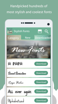 Descargar Stylish Fonts Personalización para Android captura de pantalla 2