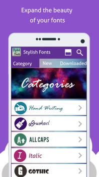 Descargar Stylish Fonts Personalización para Android captura de pantalla 4