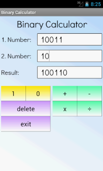 Descargar Calculadora Binaria Educación para Android captura de pantalla 2