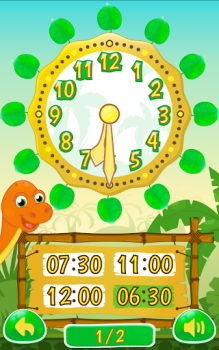 Descargar Tiempo de estudio en el reloj Juegos de aprendizaje para Android captura de pantalla 3
