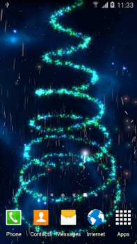 Descargar 3D Christmas Tree Wallpaper Personalización para Android captura de pantalla 2