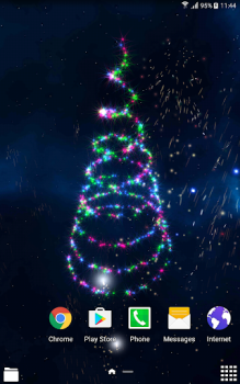 Descargar 3D Christmas Tree Wallpaper Personalización para Android captura de pantalla 6