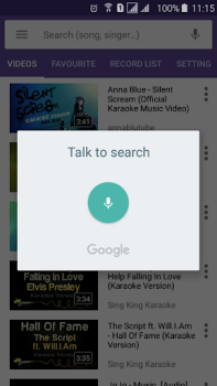 Descargar Karaoke Online: Canta y graba Entretenimiento para Android captura de pantalla 2