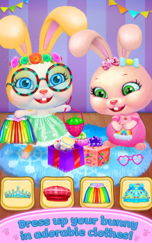 Descargar Conejita Bebé– Mi Mascota Juegos casuales para Android captura de pantalla 2
