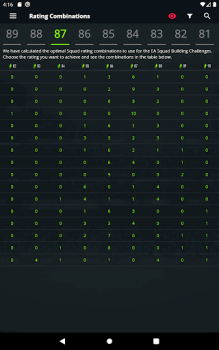 Descargar FUTBIN 24 Database & Draft Deporte para Android captura de pantalla 3