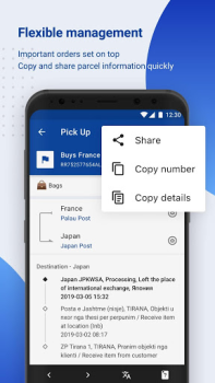 Descargar Rastreo de Paquetes y Pedidos Trabajo para Android captura de pantalla 3