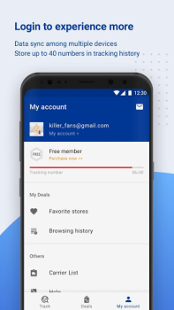 Descargar Rastreo de Paquetes y Pedidos Trabajo para Android captura de pantalla 6