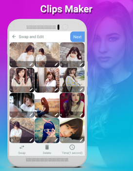 Descargar Clips Maker Editores y reproductores de video para Android captura de pantalla 4