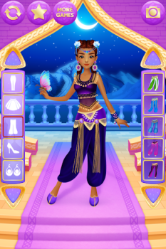Descargar Vestir Princesa Juego de Niñas Juegos casuales para Android captura de pantalla 3
