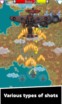 Descargar Juego de aviones de guerra Juegos de acción para Android captura de pantalla 3