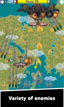 Descargar Juego de aviones de guerra Juegos de acción para Android captura de pantalla 4