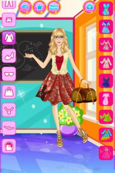 Descargar Escuela Juego de Vestir Chicas Juegos casuales para Android captura de pantalla 4