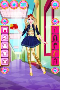 Descargar Escuela Juego de Vestir Chicas Juegos casuales para Android captura de pantalla 5