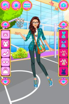 Descargar Escuela Juego de Vestir Chicas Juegos casuales para Android captura de pantalla 7