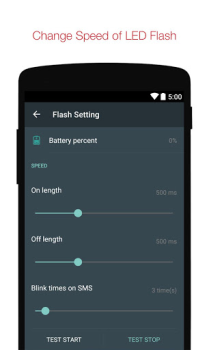 Descargar Вспышка на звонок и SMS Herramientas para Android captura de pantalla 3