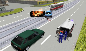 Descargar Ambulance Simulator 3D Simuladores para Android captura de pantalla 2