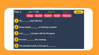 Descargar Llenado de palabras en inglés Educación para Android captura de pantalla 3