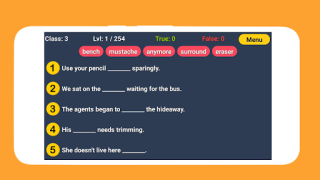 Descargar Llenado de palabras en inglés Educación para Android captura de pantalla 4