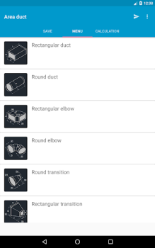Descargar Area duct HVAC Herramientas para Android captura de pantalla 6