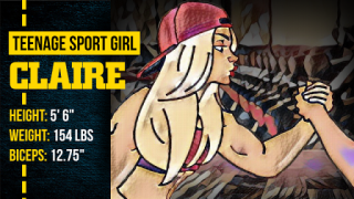 Descargar Armwrestling With Muscle Girls Juegos de deporte para Android captura de pantalla 2
