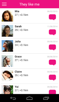 Descargar DateMe - Chat y citas Fechado para Android captura de pantalla 4