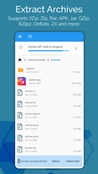 Descargar 7Zip - Zip Manager Archivo Herramientas para Android captura de pantalla 3
