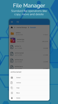 Descargar 7Zip - Zip Manager Archivo Herramientas para Android captura de pantalla 7