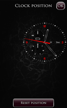 Descargar Colocar Reloj en la Pantalla Personalización para Android captura de pantalla 6