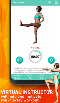 Descargar Aerobics workout at home Salud y estado fisico para Android captura de pantalla 3